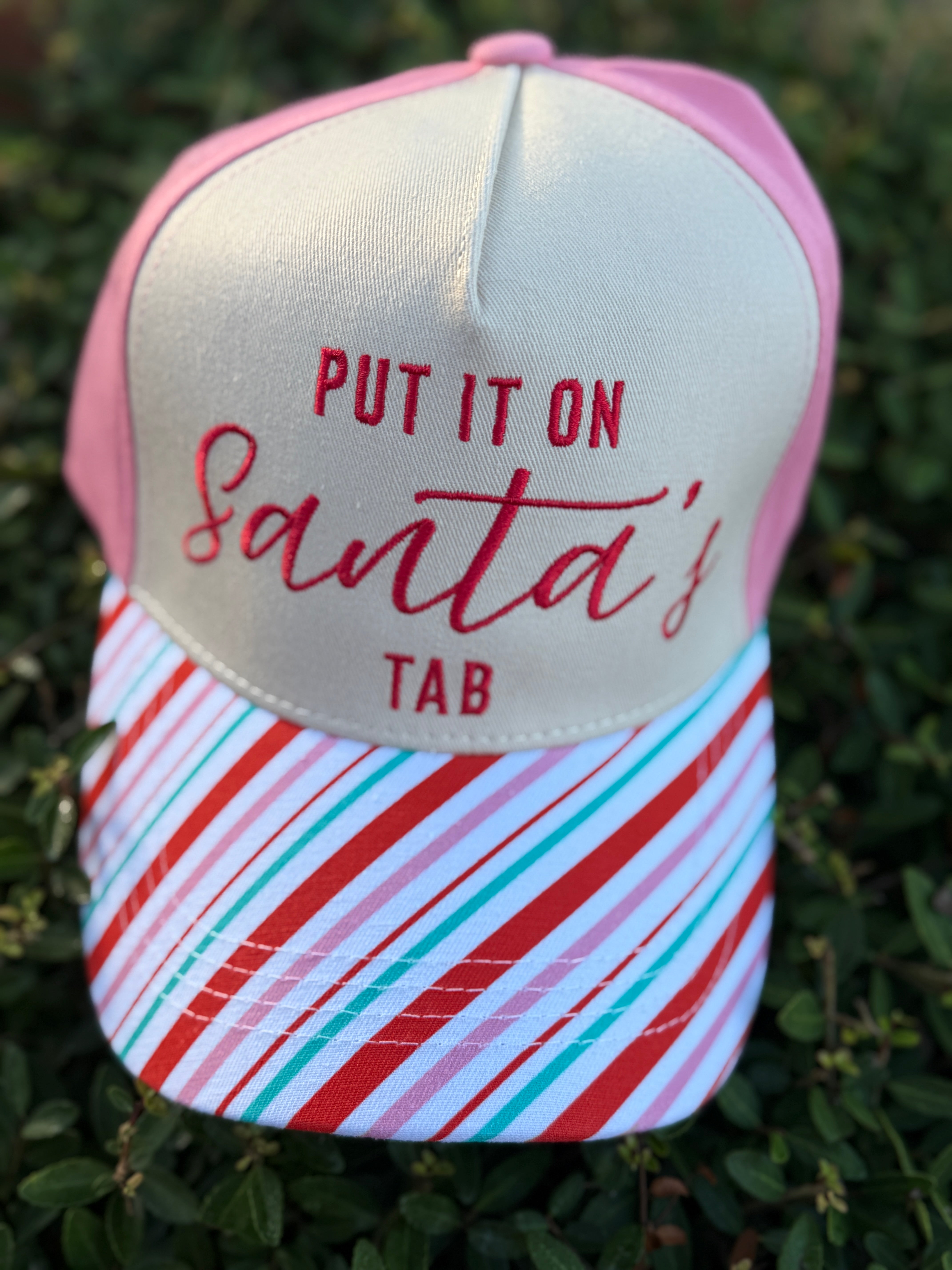 Put It on Santa’s Tab Canvas Hat