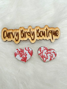 Growing Heart Earrings - Hypoallergenic