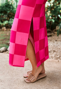Checked Out Checkered Dress