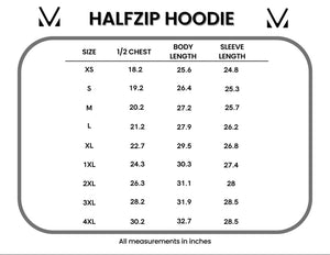 Classic HalfZip Hoodie - Tan Micro Floral and Black