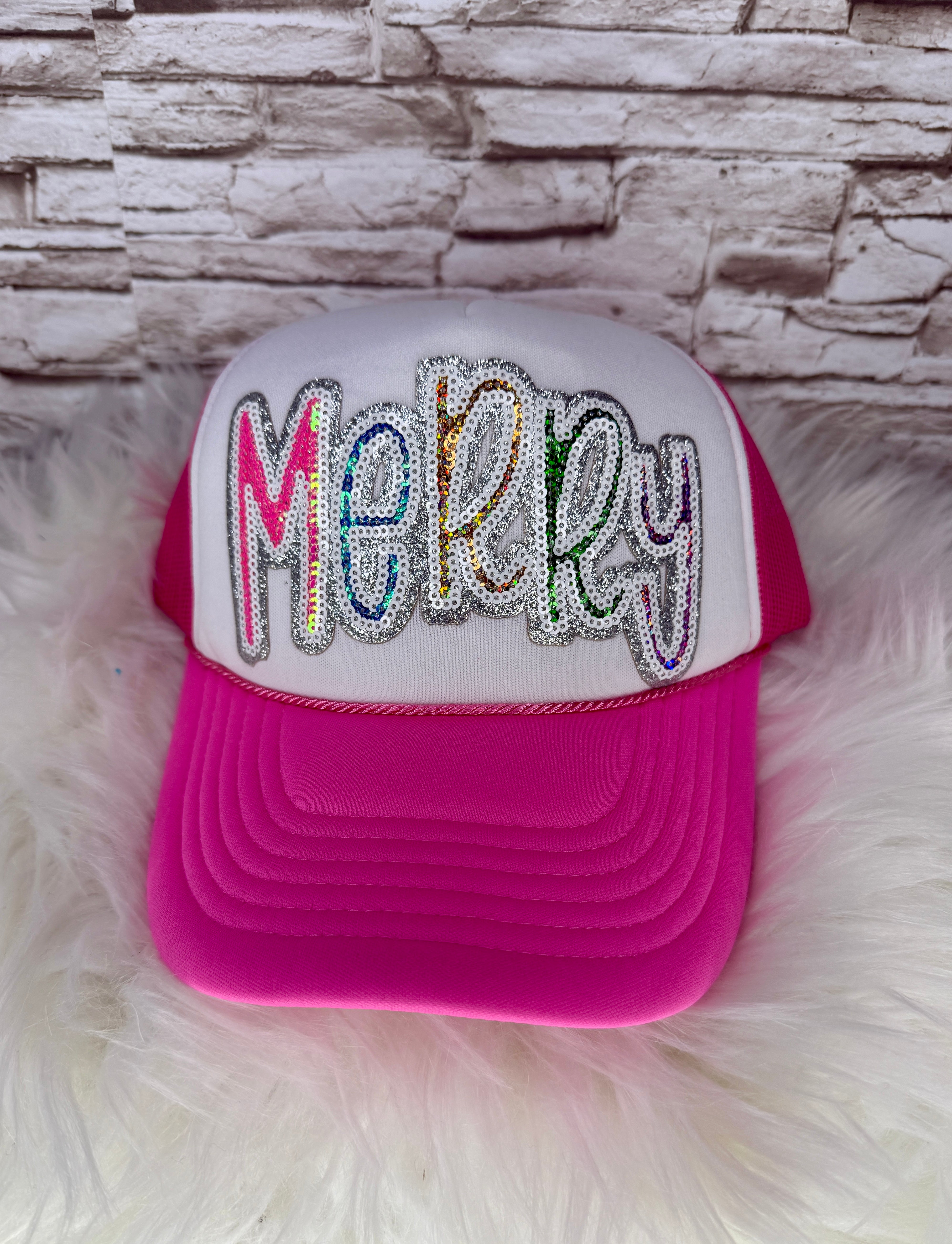 Sequin Merry Trucker Hat