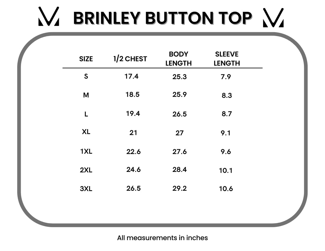 Brinley Button Top in Red