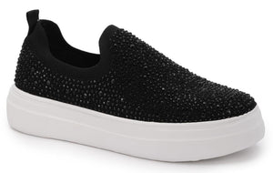 Crystal Black Slip On