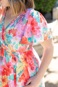 Millie Maxi Dress - Bright Floral Mix