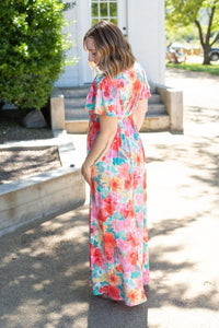 Millie Maxi Dress - Bright Floral Mix