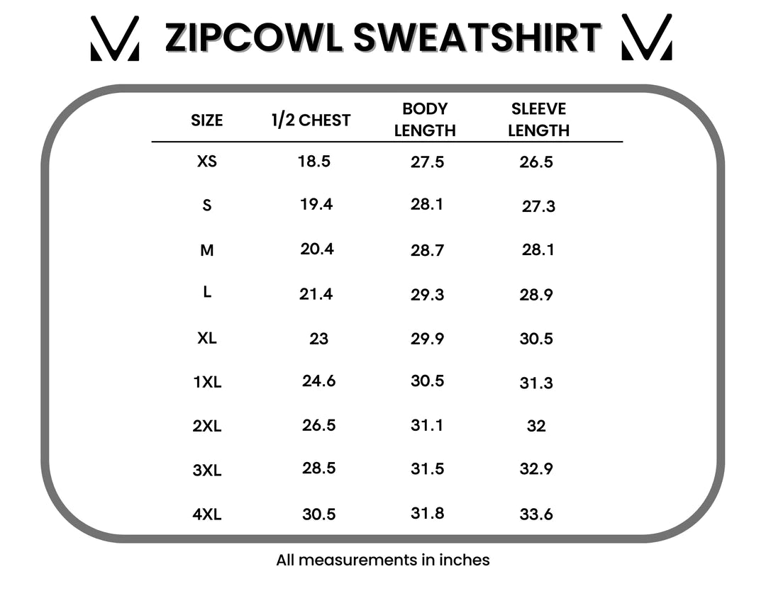 Zoey ZipCowl Sweatshirt - Aqua Floral