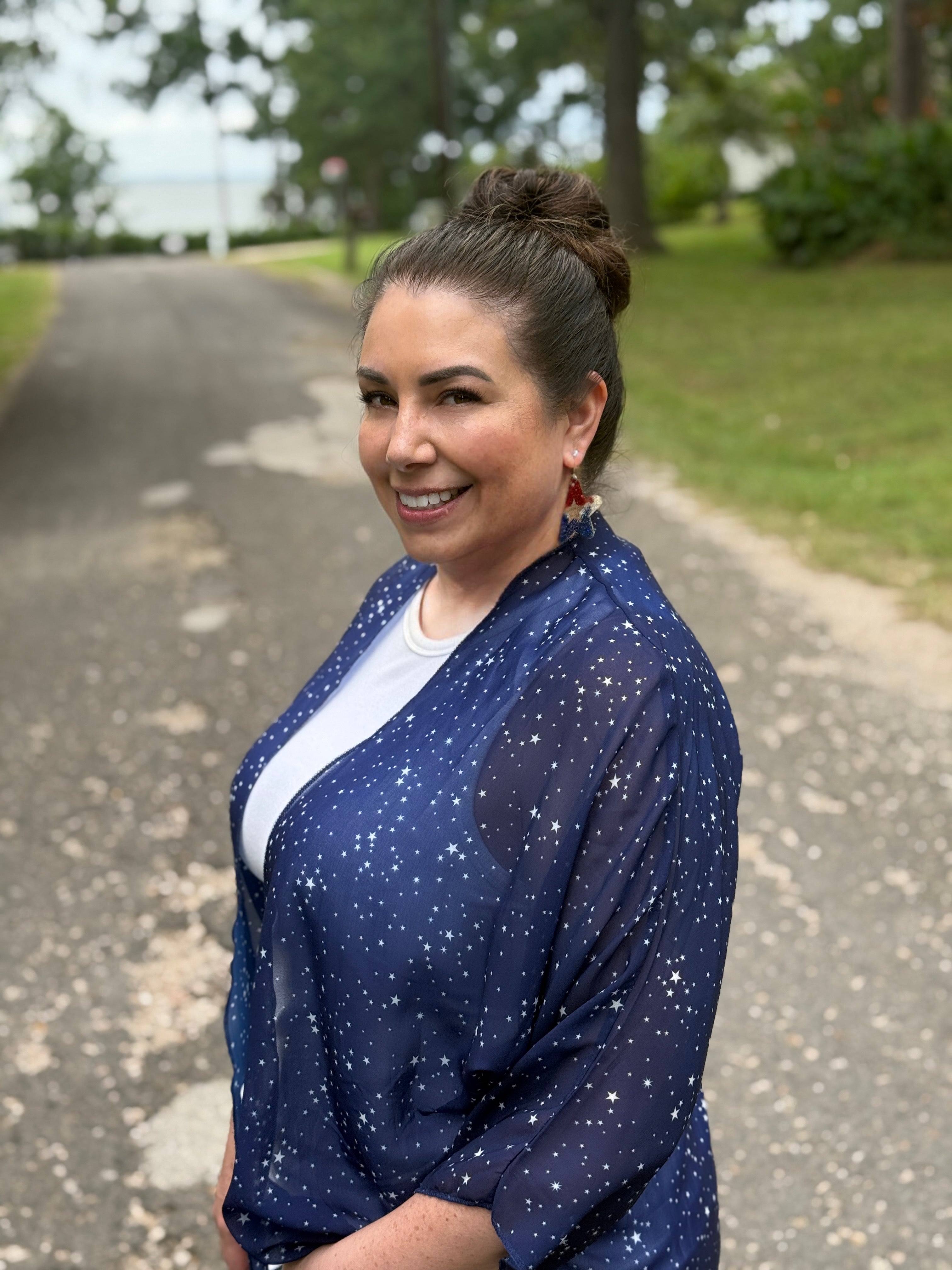 Twinkle, Twinkle Little Star Kimono in Plus