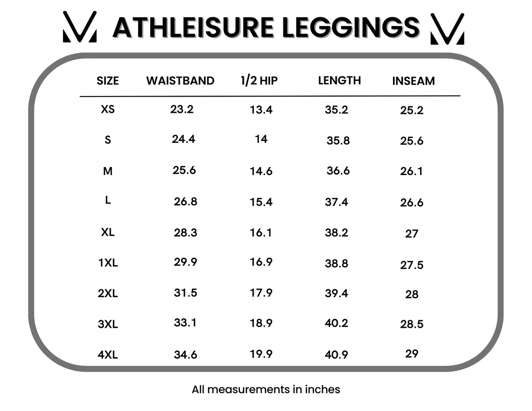 Athleisure Leggings - Snow Leopard