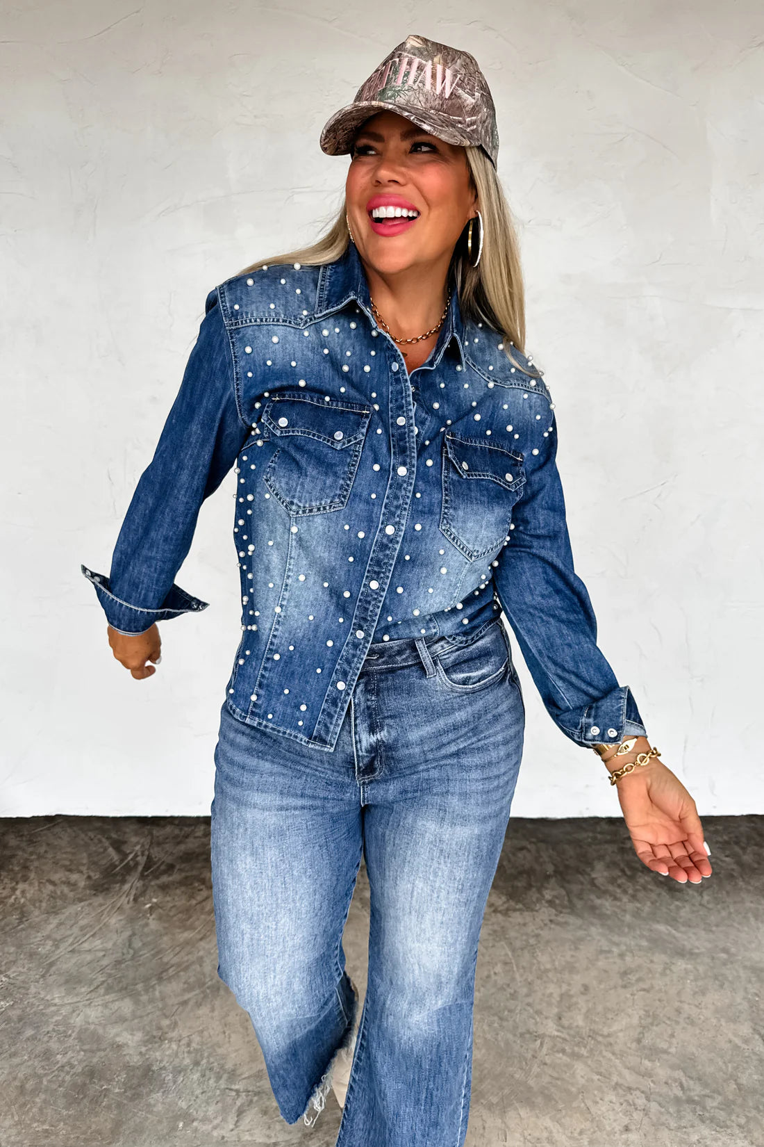 PREORDER- DOLLY DENIM TOP (Limited Quantities)
