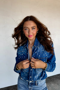 PREORDER- DOLLY DENIM TOP (Limited Quantities)