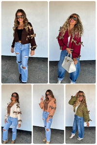PREORDER- SLOANE BOW KNIT CARDIGAN (Closing orders Wednesday 9/17 @ 8 PM CST)