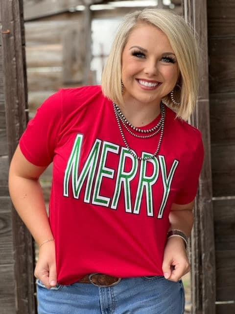 Merry Glitter Tee