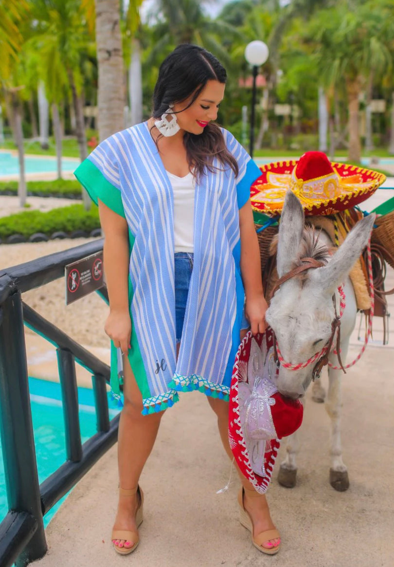 Kendall Pom Pom Kimono