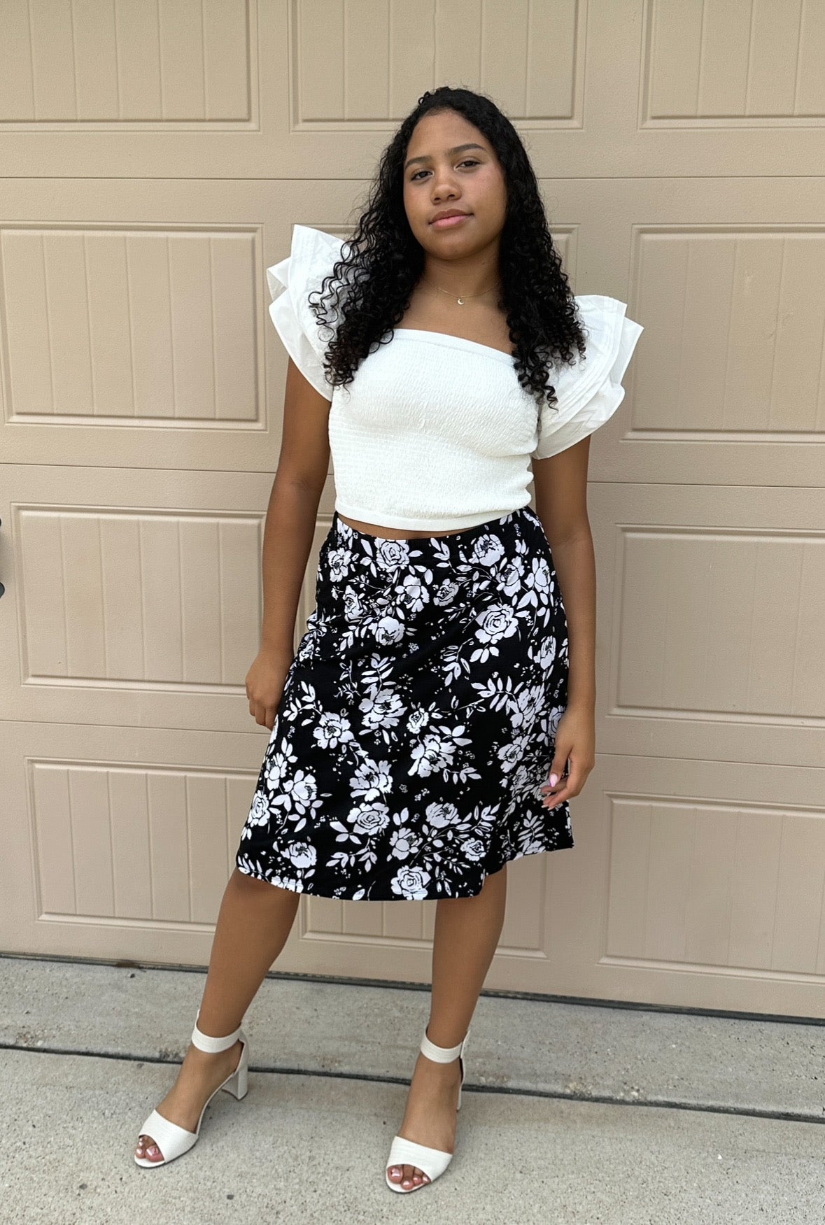 Kitty Floral Skirt