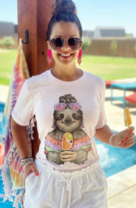 Summer Gerdy Sloth Tee - 2X