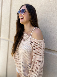 Dream Knit Top in Oatmeal