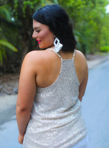 Ashley Sequin Racerback Cami