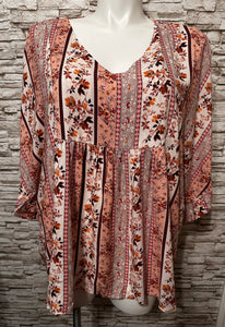 Georgia Floral Print Top