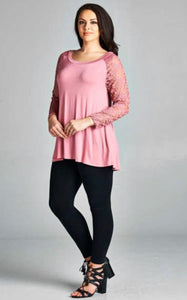 Lace Up Long Sleeve Top
