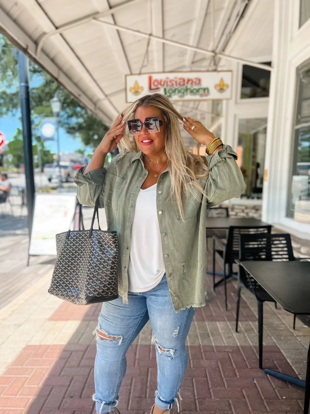 Scout Distressed Denim Jacket