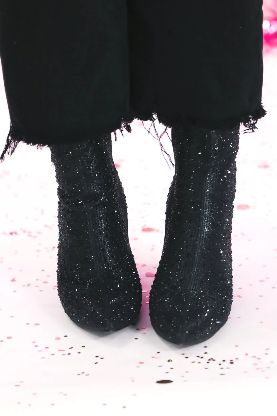 Rhinestones Booties