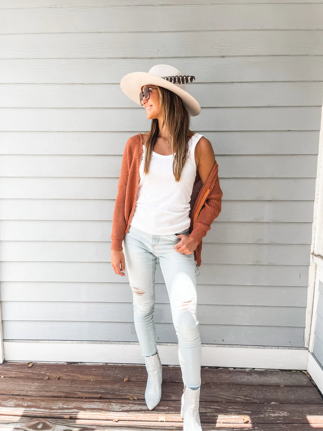 Sawyer Distressed Zip Jacket