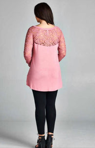 Lace Up Long Sleeve Top