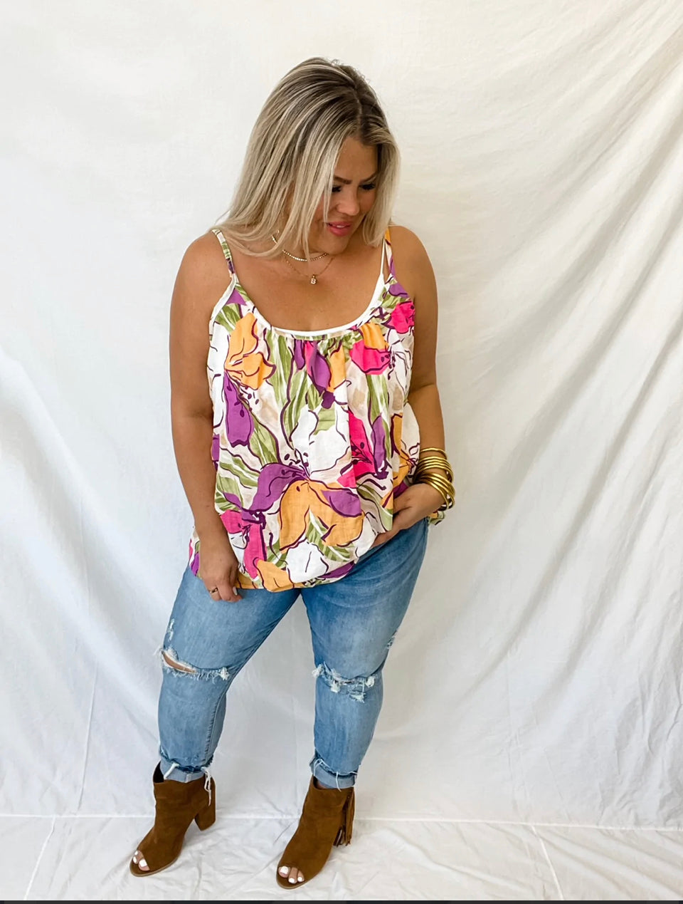 Laken Floral Tank