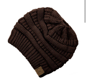 Stay Warm Ponytail Beanies