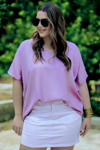 Carol Pocket Tunic in Lilac