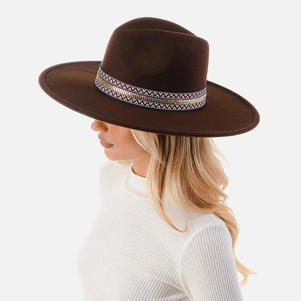 Blair Felt Hat in Brown