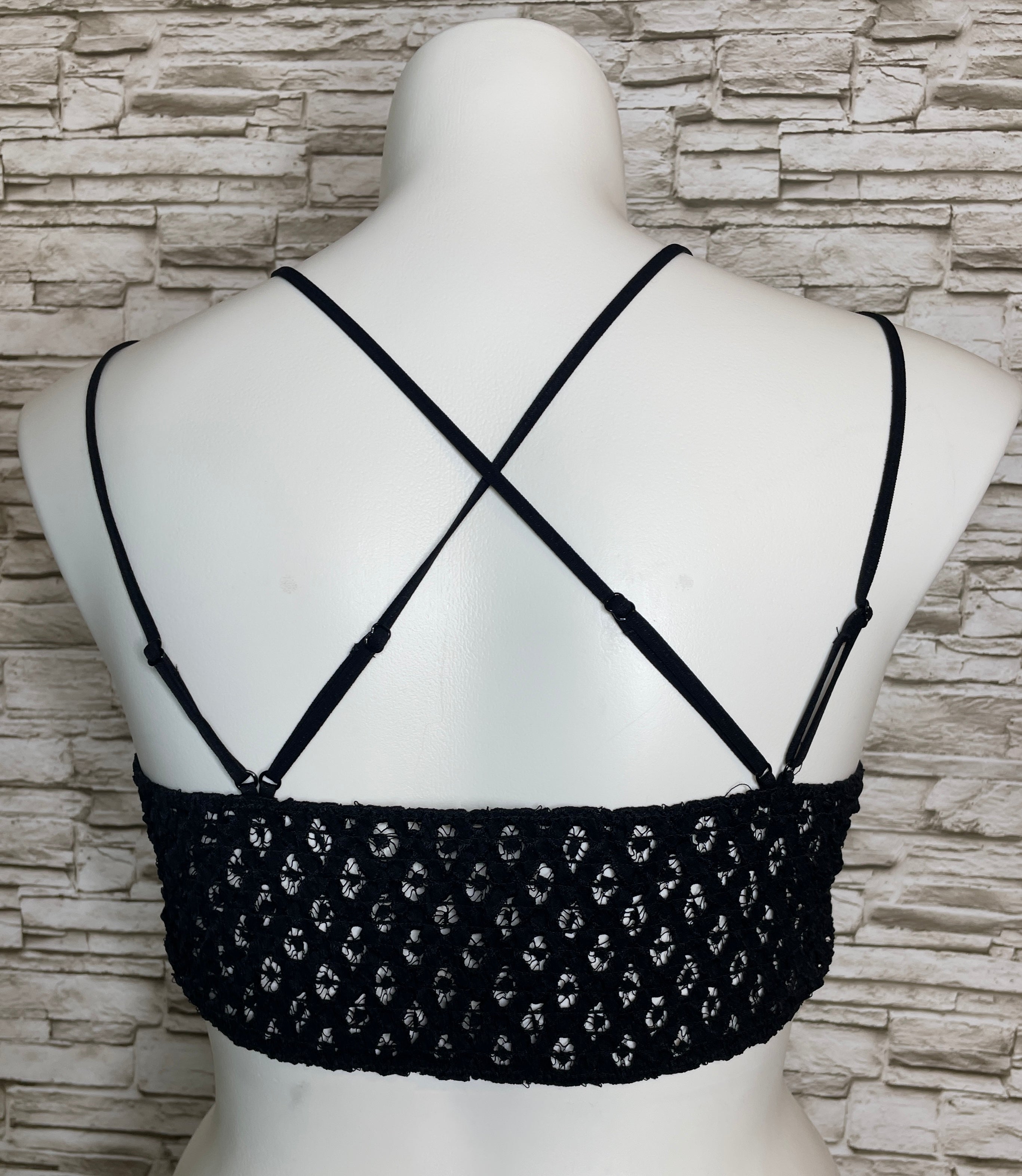Lace Bralette in Black