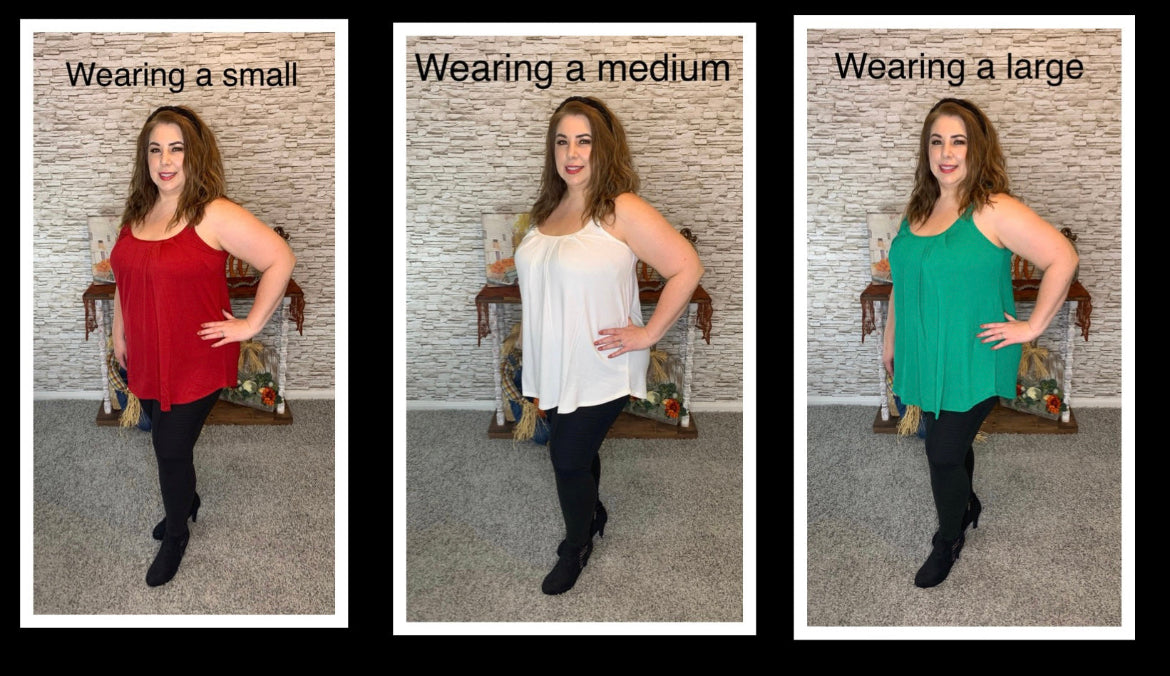 Pleated Camis - Rose