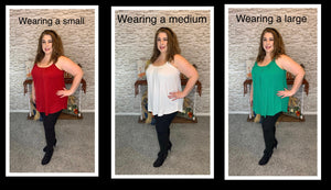 Pleated Camis - Rose