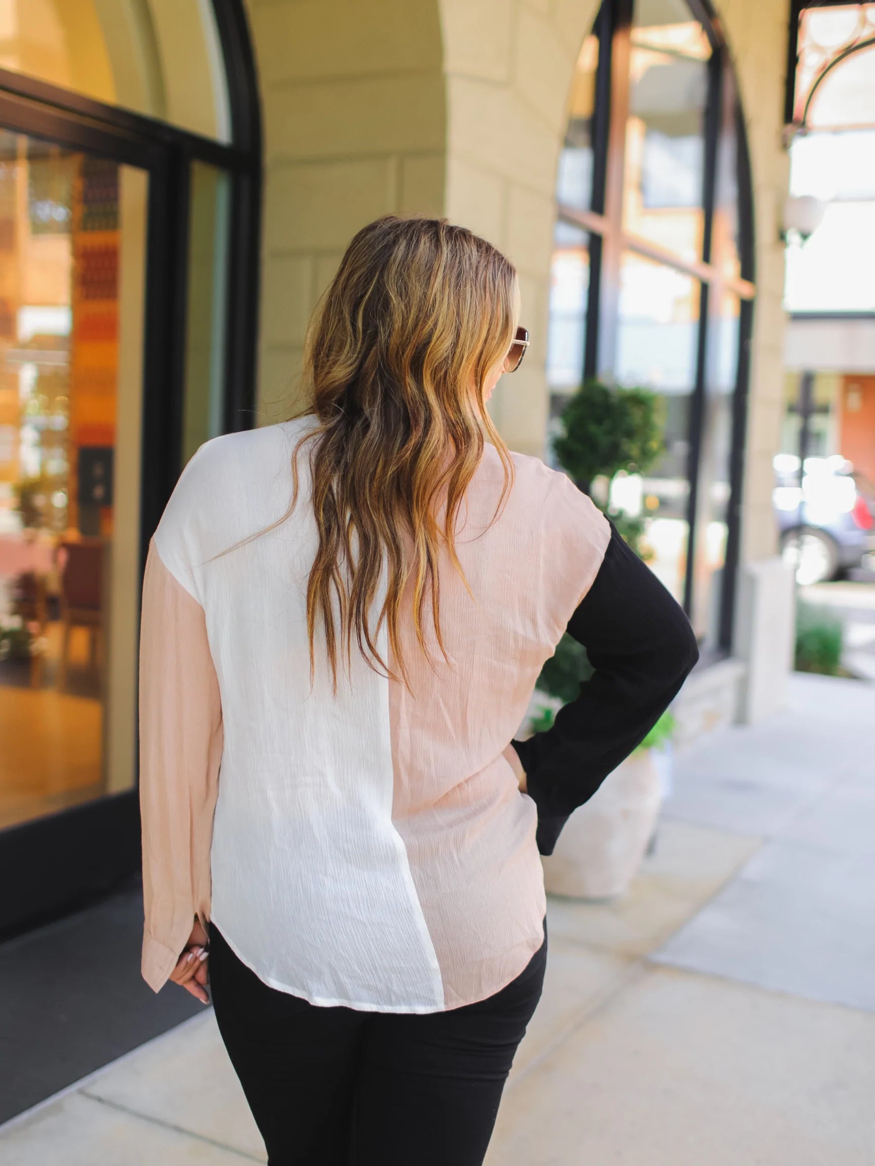 Diana Color Block Top