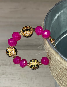 Leopard Beaded Earrings