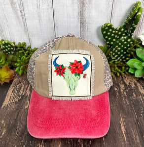 Bull Skull Patch Hat
