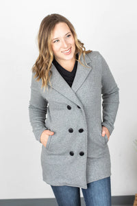 Sweater Jacket in Grey