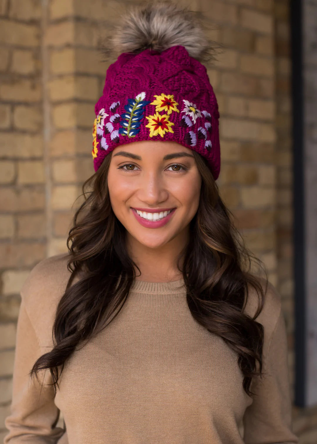 Kimberly Pom Beanie