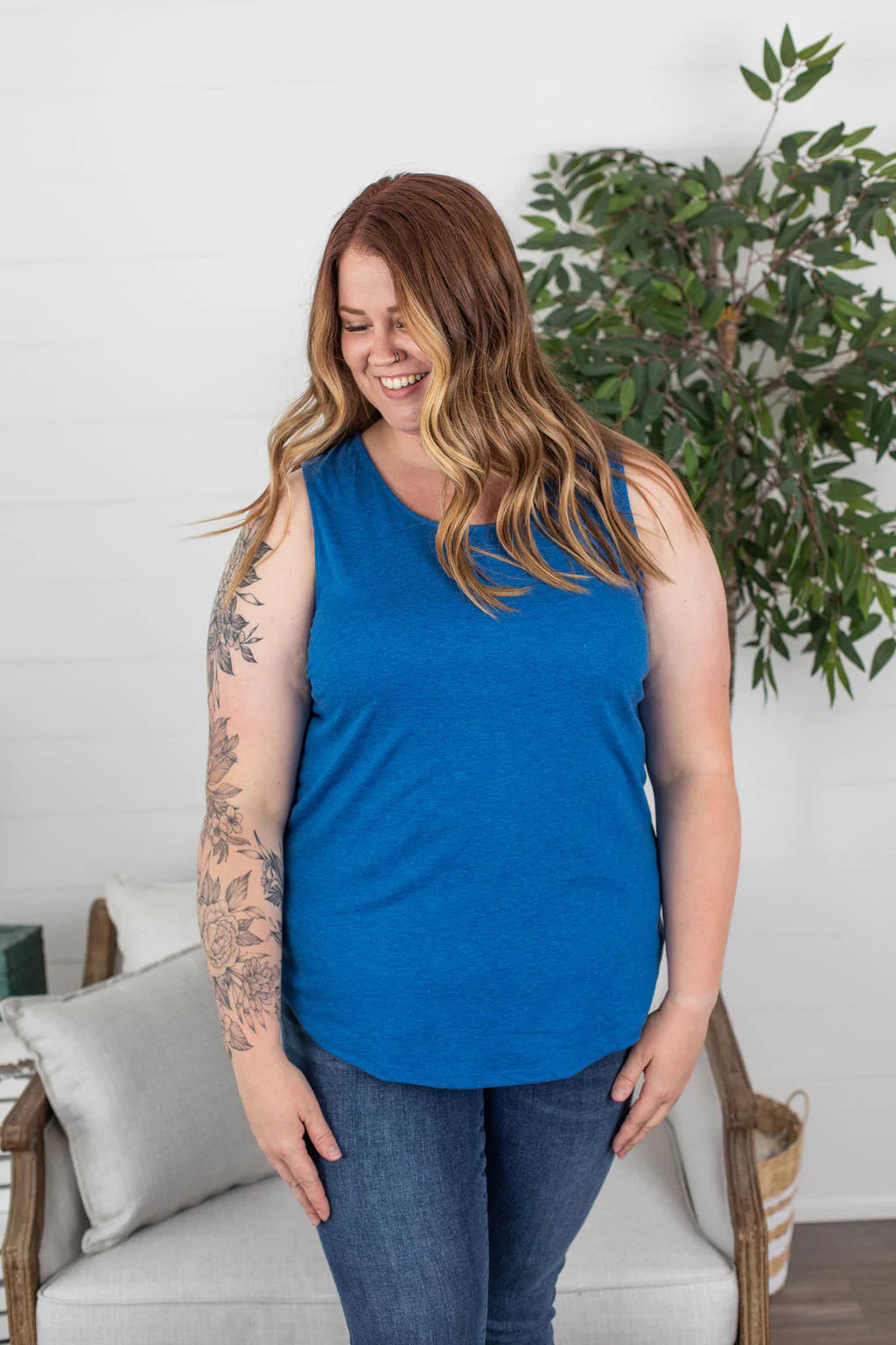 Tiffany Tank in Blue