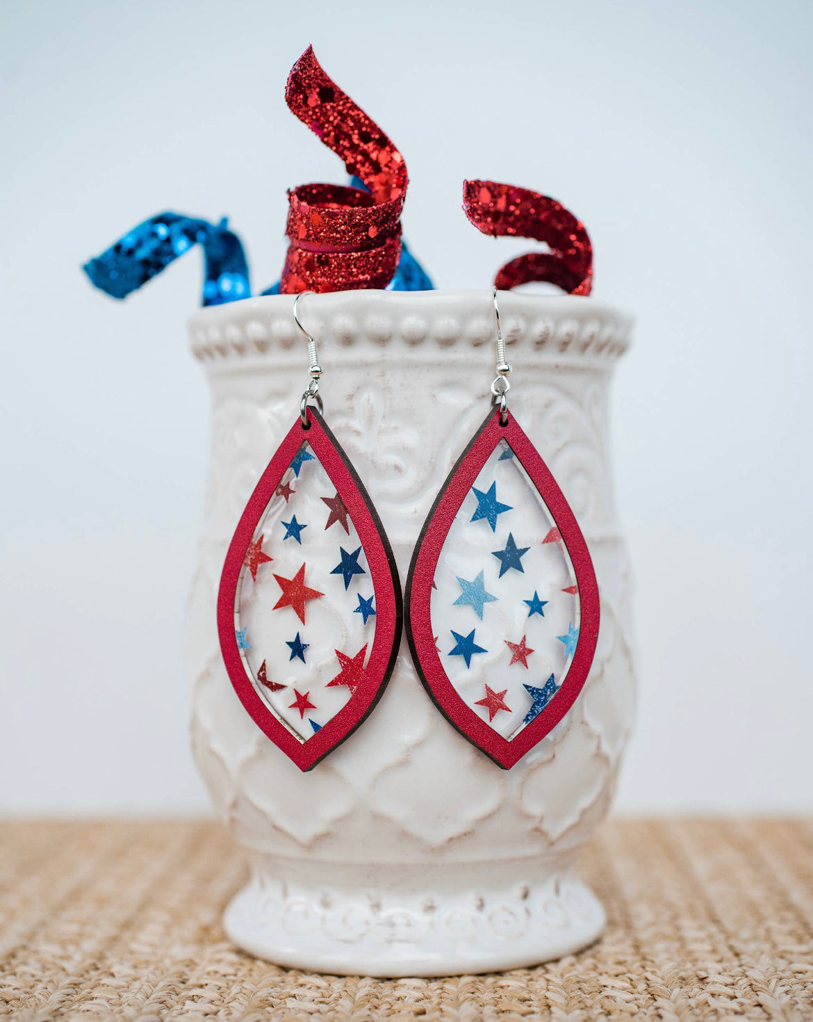Americana Patriotic Hypoallergenic Earrings