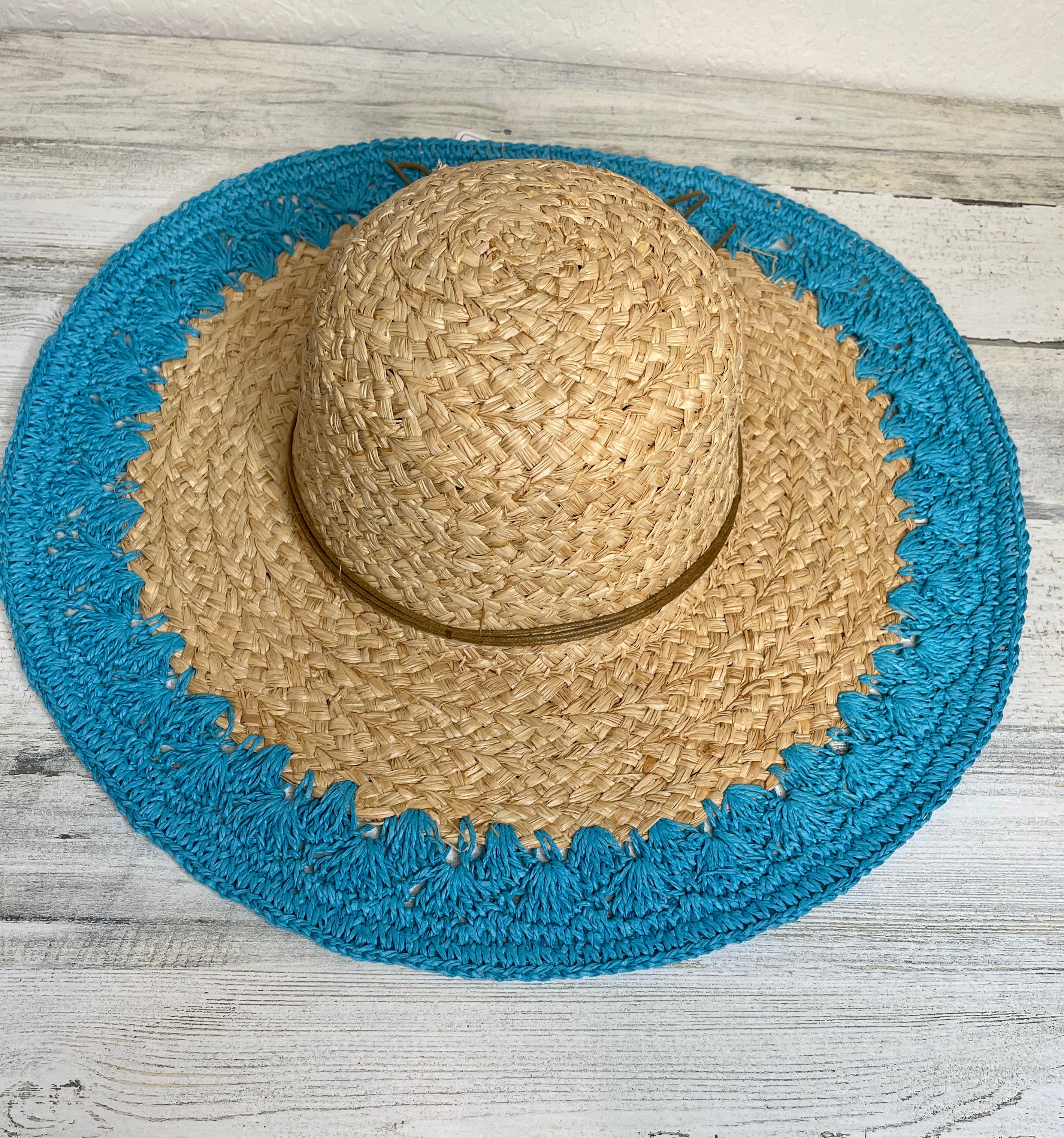 Turquoise Sun Hat
