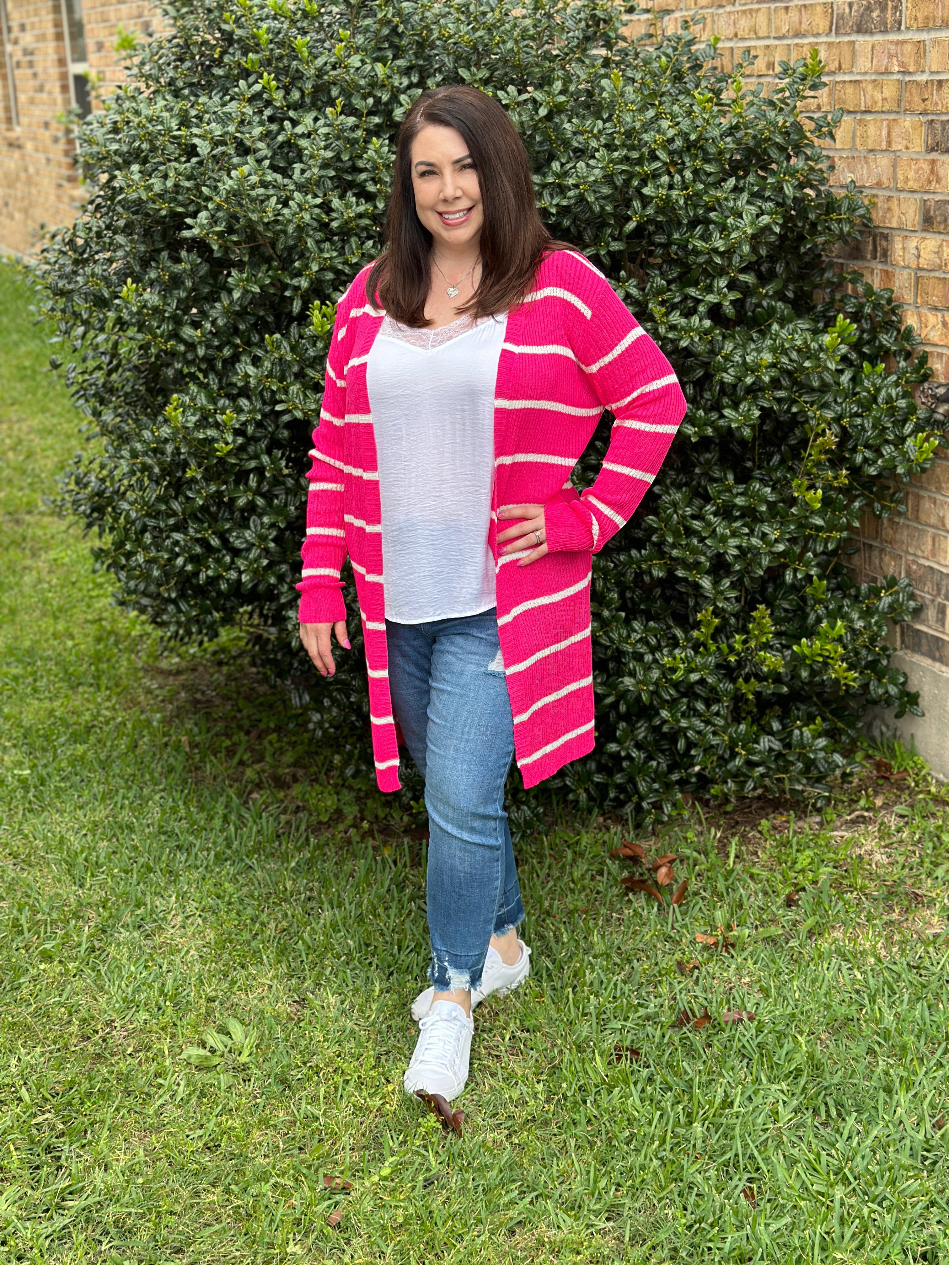 Amber Striped Cardigan