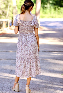 Rosemary Floral Midi Dress