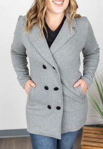 Sweater Jacket in Grey